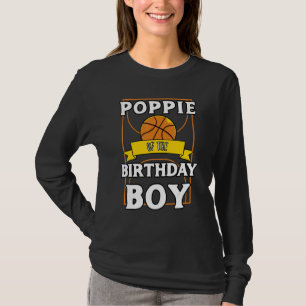 Poppie des Geburtstags Baller Basketball-Turniers T-Shirt