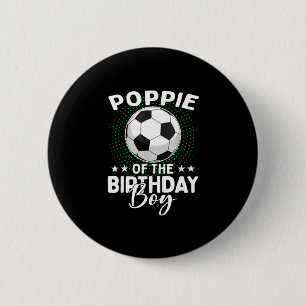 Poppie zum Geburtstag des Fußballspielers Geburtst Button