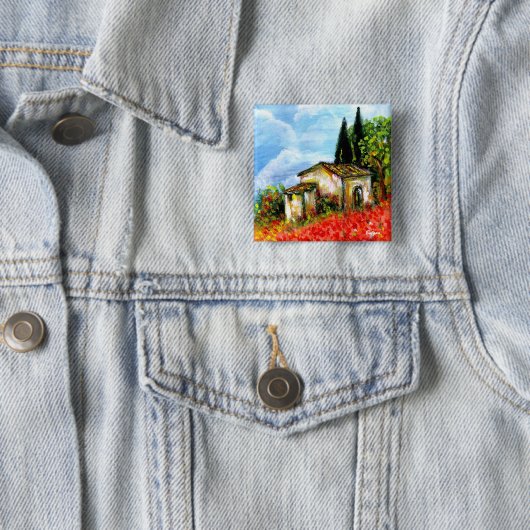 POPPIEN IN DER TUSKANIE BUTTON (Beispiel)