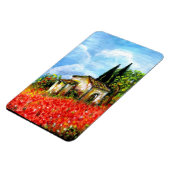 POPPIEN IN DER TUSKANIE MAGNET (Linke Seite)