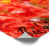 POPPIEN IN DER TUSKANIE POSTER (Ecke)