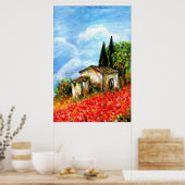 POPPIEN IN DER TUSKANIE POSTER (Küche)