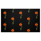 POPPIEN, ROTE SCHWARZE FLÜSSE STOFF (Fat Quarter (45,7 x 55,9 cm))