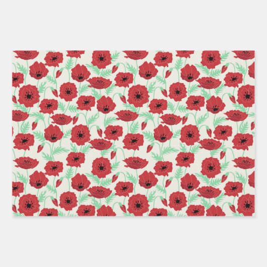 POPPIERFELD GESCHENKPAPIER SET (Vorderseite 3)