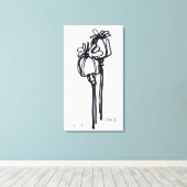 Poppies 1 leinwanddruck (Insitu (Holzboden))