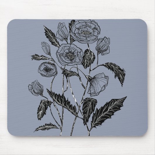 Poppies 2 mousepad (Vorne)