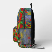 Poppies Back Pack Bedruckter Rucksack (Rechts)