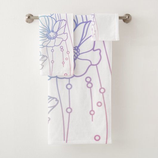 Poppies Badhandtuch Set (Insitu)