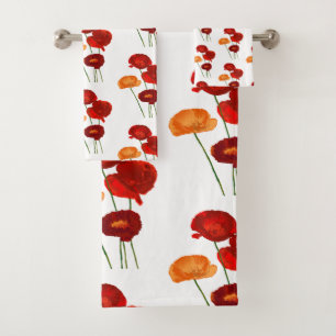Poppies Badhandtuch Set