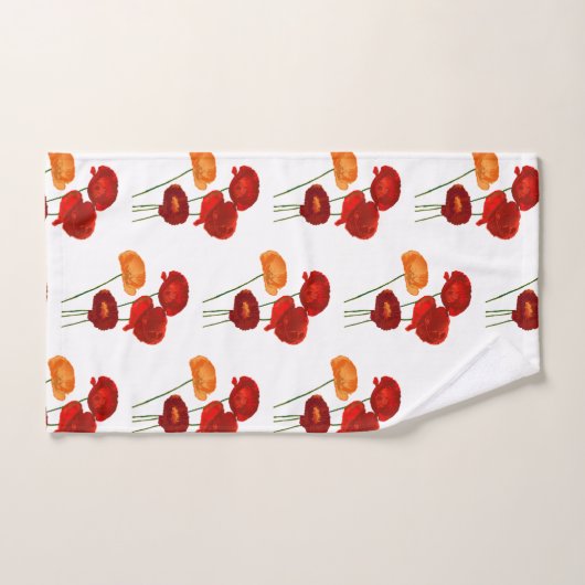 Poppies Badhandtuch Set (Handtuch)
