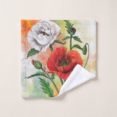 Poppies Bath Towel Set (Waschlappen)