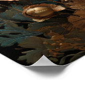 Poppies - Blume-Digitalposter Poster (Ecke)