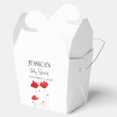 Poppies Blume Poppy Baby Dusche Wildblume Mädchen Geschenkschachtel (Geöffnet)
