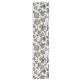 Poppies Blumendekor in Aquarellfarben Kurzer Tischläufer (Vorderseite)