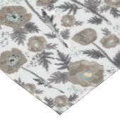 Poppies Blumendekor in Aquarellfarben Tischdecke (Schrägansicht)