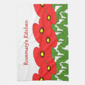 Poppies Blumendesign Küchentuch (Vertikal)