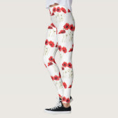 Poppies Blumenmohn Sommergarten Fitness Leggings (Links)