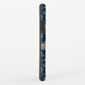 Poppies Blumenmuster Blau Case-Mate iPhone Hülle (Hinten/Rechts)