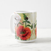 Poppies Coffee Tasse (Vorderseite Links)