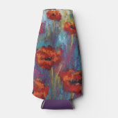 Poppies Cozy Flaschenkühler (Vorderseite)