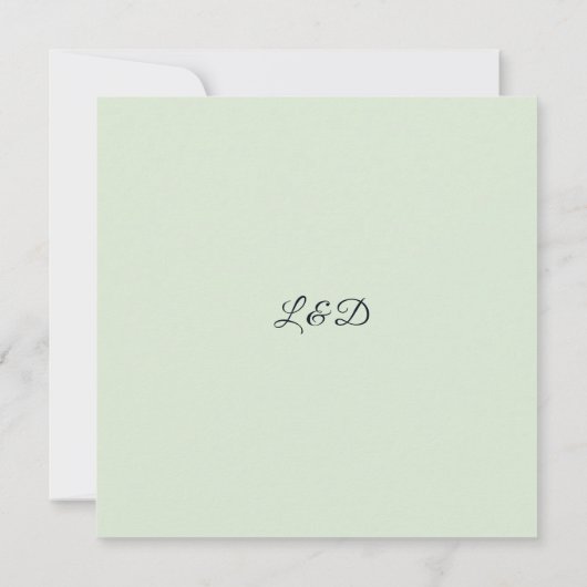 Poppies Custom Wedding Einladung (Rückseite)