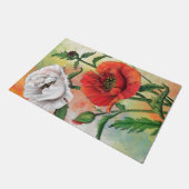 Poppies Doormat Fußmatte (Schrägansicht)