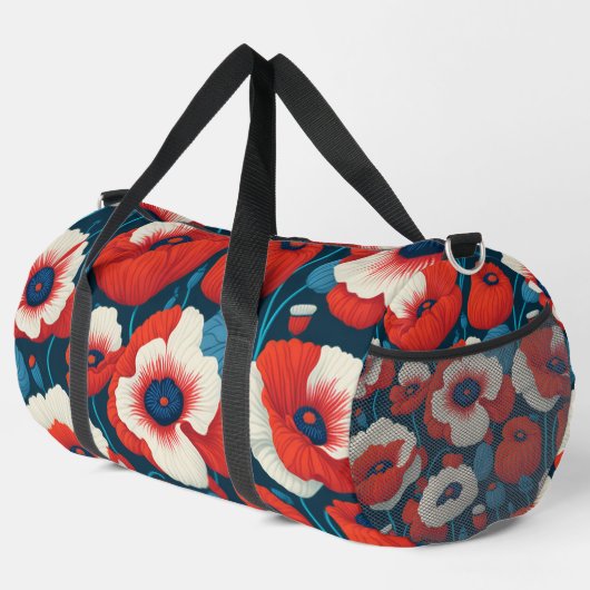 Poppies Duffle Bag (Rechte Ecke)