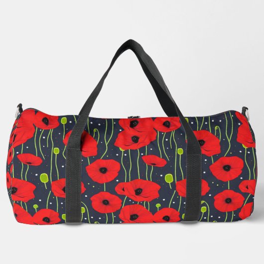Poppies Duffle Bag (Vorderseite)