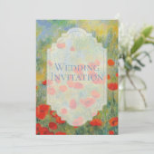 Poppies - Einladung zur Hochzeit (Stehend Vorderseite)