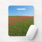Poppies erinnern sich mousepad (Mit Mouse)