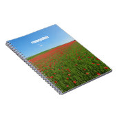 Poppies erinnern sich notizblock (Rechte Seite)