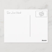 Poppies-Feld Postkarte (Rückseite)