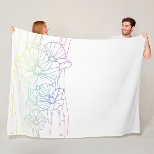 Poppies Fleecedecke (Beispiel)