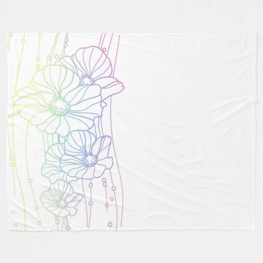 Poppies Fleecedecke (Vorderseite (Horizontal))