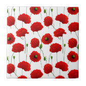 Poppies Fliese (Vorderseite)