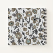 Poppies Floral Vacation Rental Gästebuch Notizblock (Rückseite)