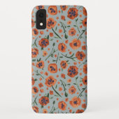 Poppies florales Muster Case-Mate iPhone Hülle (Rückseite)