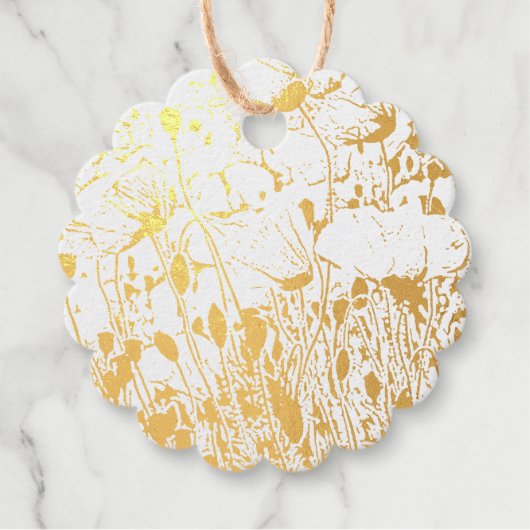 Poppies Geschenkanhänger (Vorderseite)