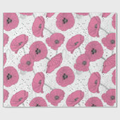 Poppies Geschenkpapier (Flach)