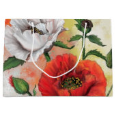 Poppies-Geschenktasche Große Geschenktüte (Vorderseite)