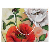 Poppies-Geschenktasche Große Geschenktüte (Rückseite)