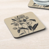 Poppies Getränkeuntersetzer (Linke Seite)