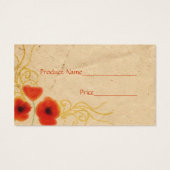 Poppies Hang Tag (Rückseite)
