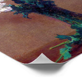 Poppies, Henri Fantin-Latour Poster (Ecke)