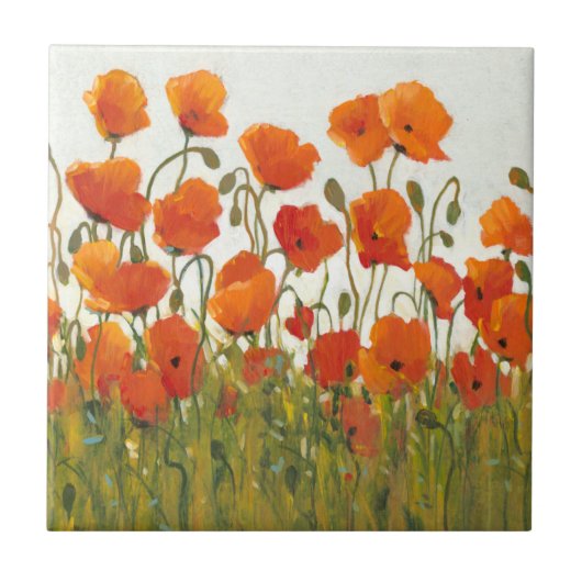 Poppies I Fliese (Vorderseite)