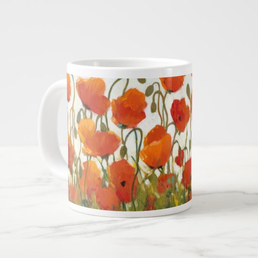 Poppies I Jumbo-Tasse (Vorderseite Links)