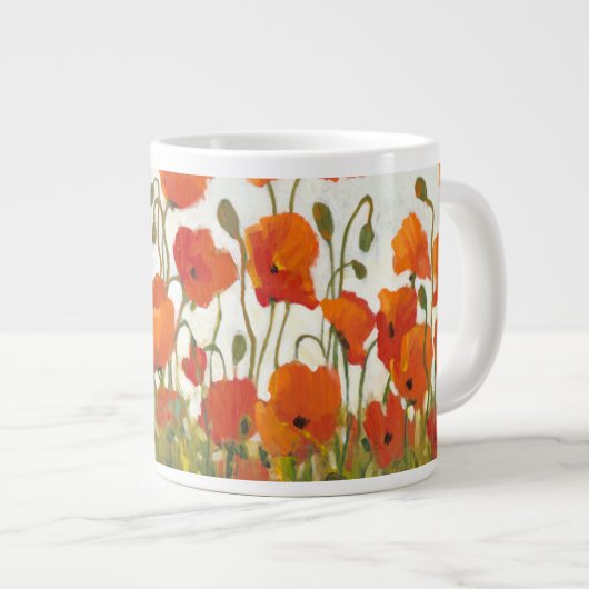 Poppies I Jumbo-Tasse (Vorderseite Rechts)