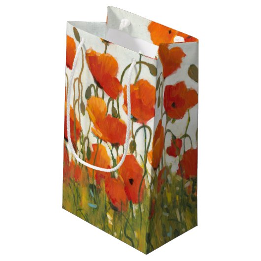 Poppies I Kleine Geschenktüte (Rückseite Schrägansicht)