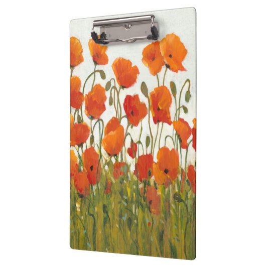 Poppies I Klemmbrett (Links)