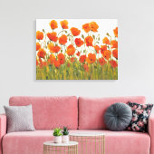 Poppies I Leinwanddruck (Insitu (Wohnzimmer))